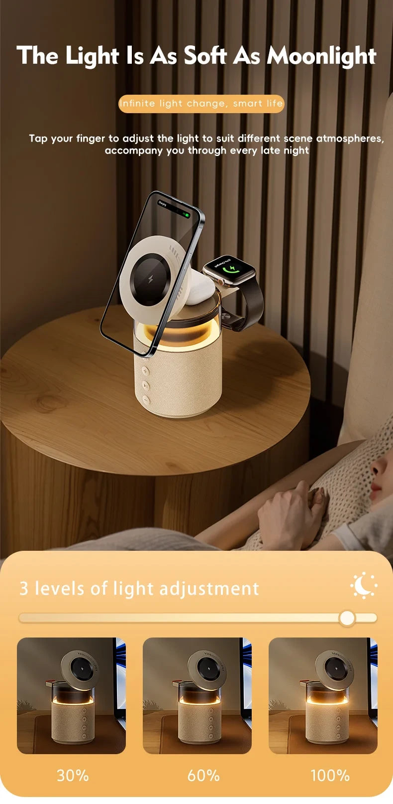 Magnetic Wireless Charging Station