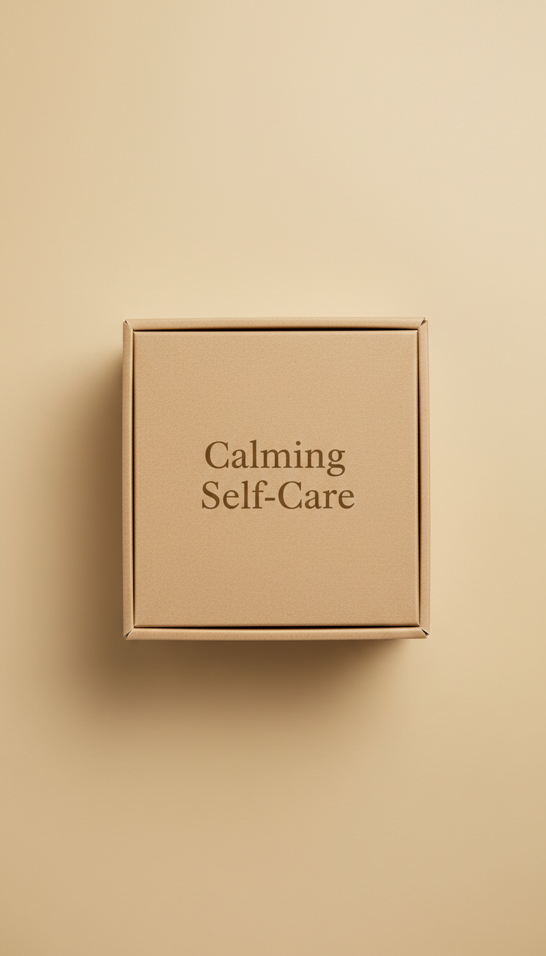 Botanical Ritual Self-Care Kit Textured Packaging